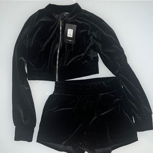 FashionNova velvet set